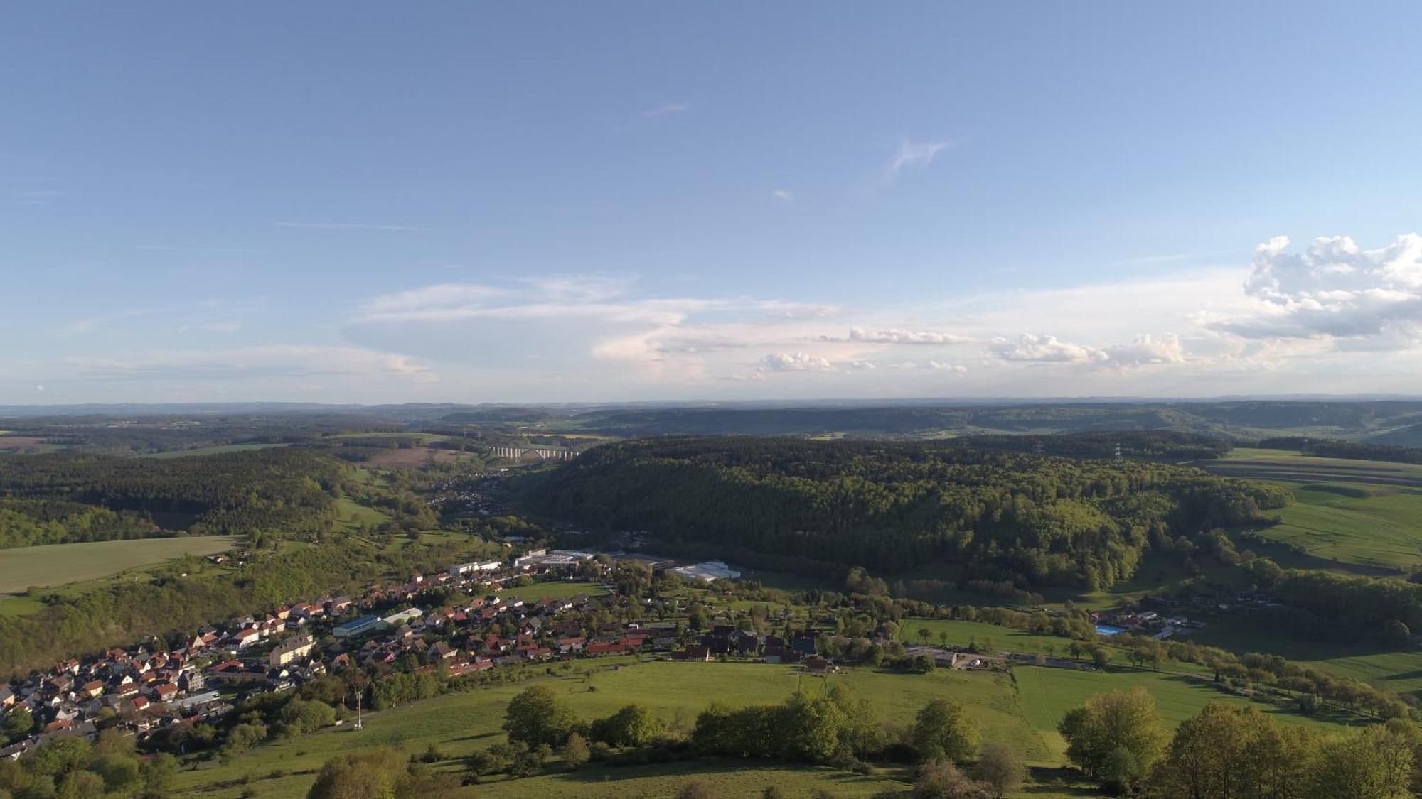 Hotel Die Triniushuette "Thueringens Schoenste Aussicht" Rauenstein Exteriér fotografie