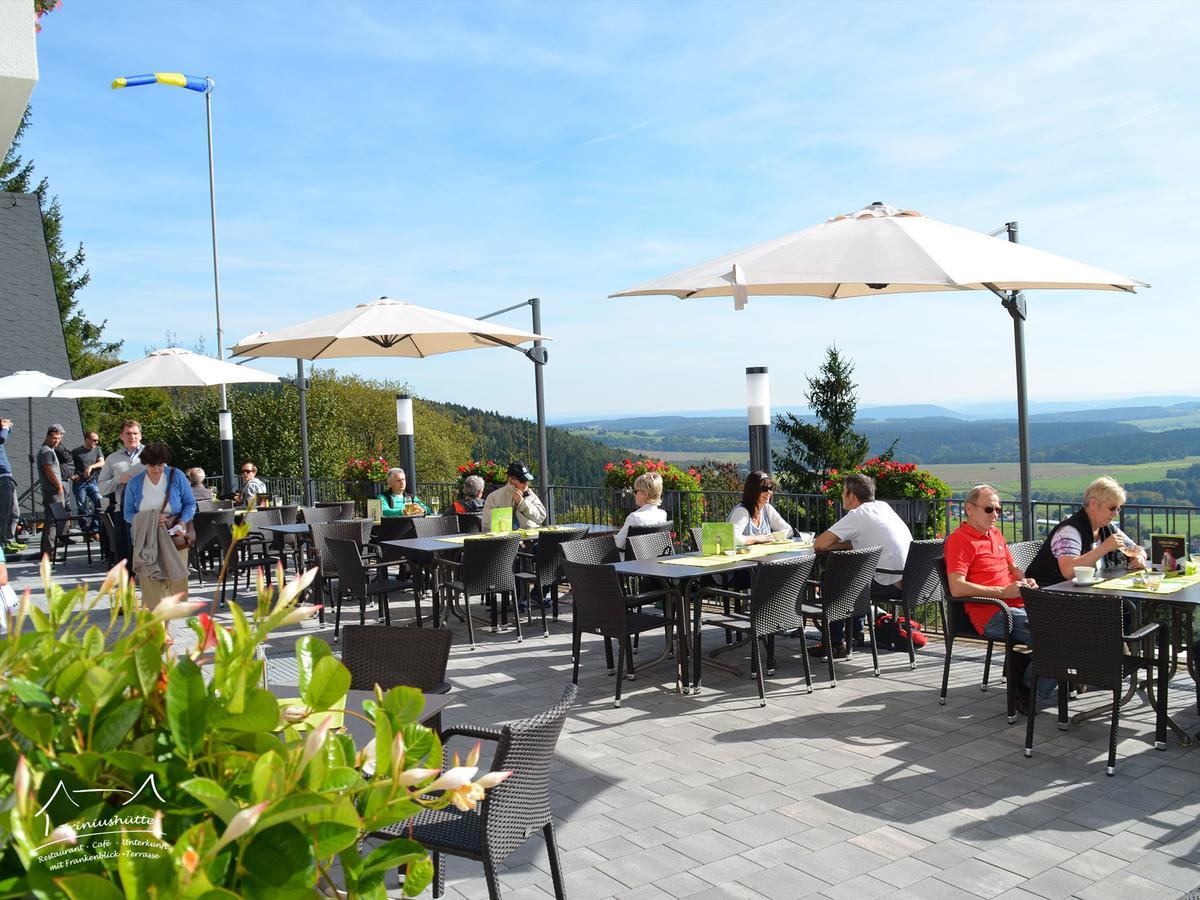 Hotel Die Triniushuette "Thueringens Schoenste Aussicht" Rauenstein Exteriér fotografie