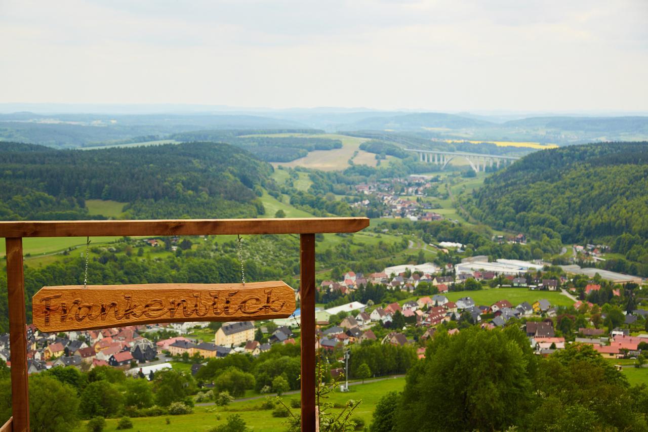 Hotel Die Triniushuette "Thueringens Schoenste Aussicht" Rauenstein Exteriér fotografie